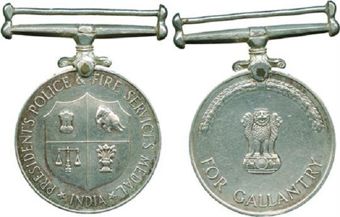 PRESIDENT'S FIRE SERVICES MEDAL FOR GALLANTRY-Aajira-Odisha
