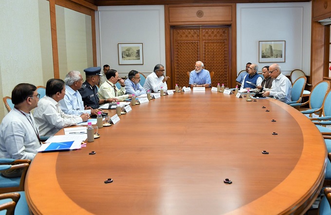 Prime Minister Narendra Modi chaired a high-level meeting -aajira-odisha